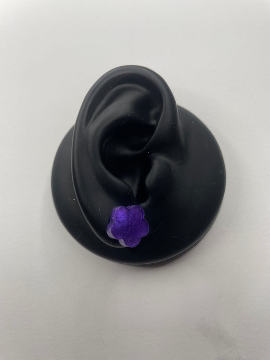 Fleur Daisy Studs| Lovely Purple